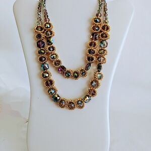 Eye Candy Los Angeles Multicolor Glass Beads Necklace